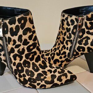 Animal Print Booties